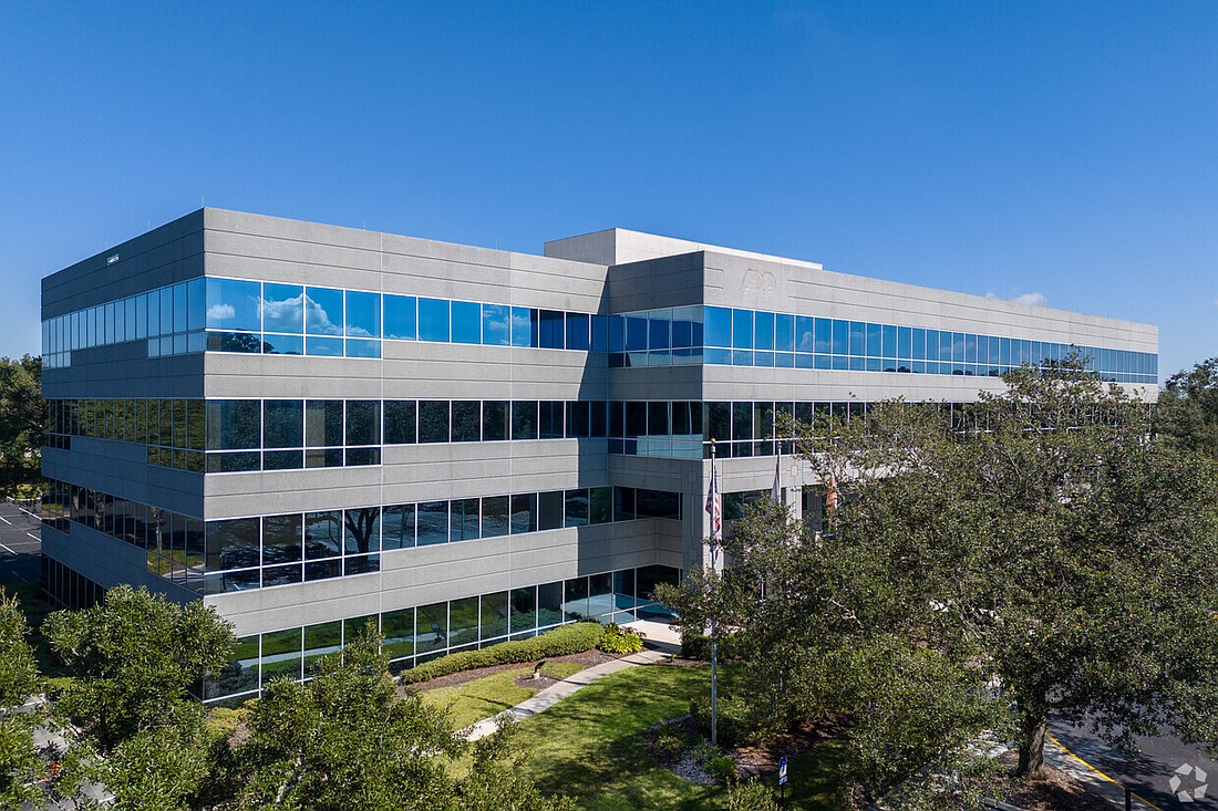 The Centurion Centre I office building at 10375 Centurion Parkway N. in Centurian Centre at southeast Butler Boulevard and Interstate 95.