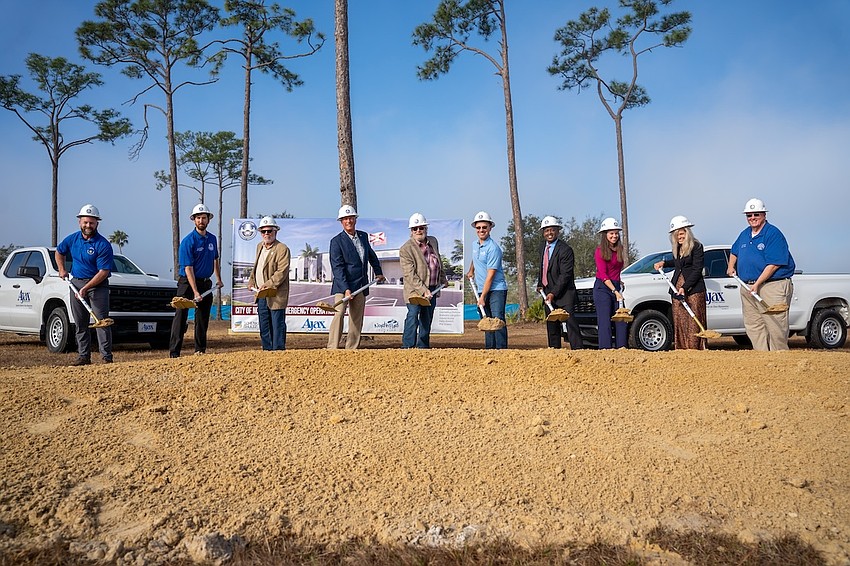 Project officials broke ground on Feb. 12 along City Center Boulevard. Project officials broke ground on Feb. 12 along City Center Boulevard.