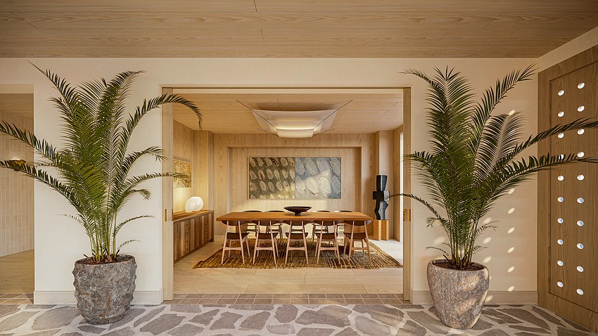 Coastal Farmer plans include two private dining spaces.