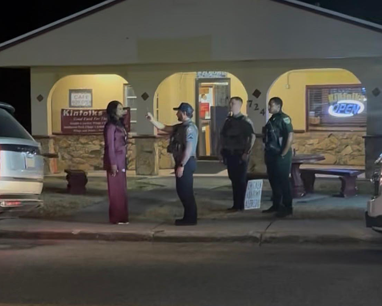 Stephanie Pasley-Henry was driving on Mary McLeod Bethune Boulevard when she was pulled over. Courtesy of Mayor Derrick Henry's Facebook page