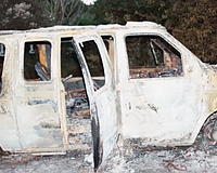 Investigators in 1999 linked the burned-out van found near the
intersection of Myrtle Street and North Orange Avenue in Sarasota to homicide victim Esco Hunter Jr.