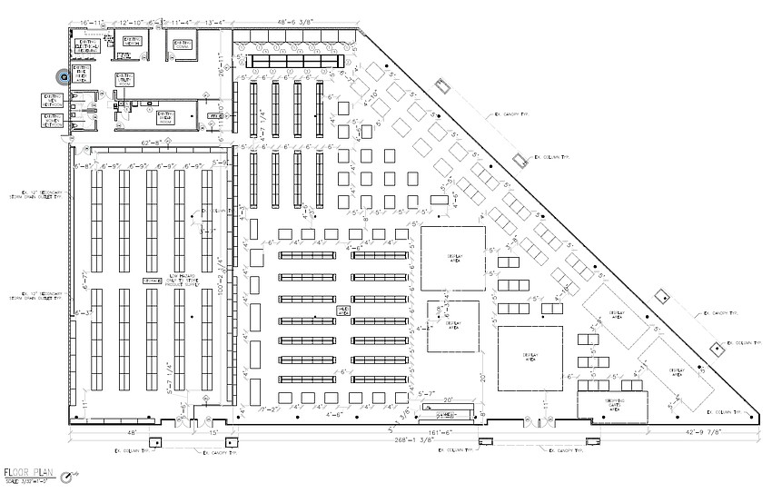 The floor plan for the Teso Life store in Arlington. The store is planned at 9278 Arlington Expressway in the former Conn’s HomePlus and Rooms To Go store. The floor plan for the Teso Life store in Arlington. The store is planned at 9278 Arlington Expressway in the former Conn’s HomePlus and Rooms To Go store.