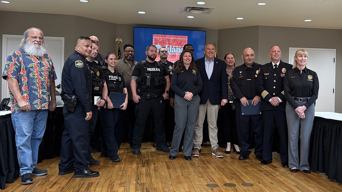 The Town of Oakland recognized its fourth-quarter officer awards.