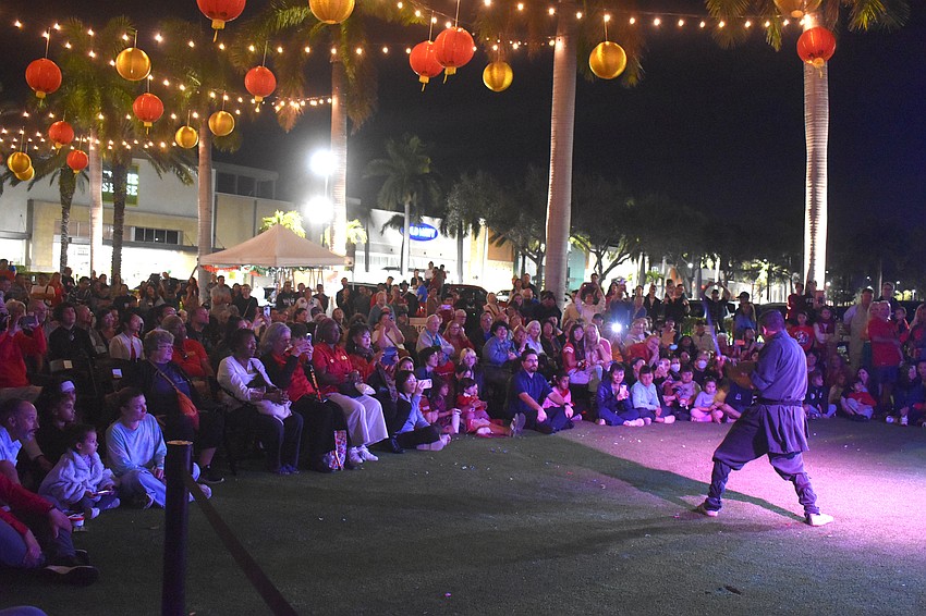 The Lunar New Year celebration by the Sister Cities Association of Sarasota was held on Feb. 17 at the Green at University Town Center. An estimated 400 people attended.
