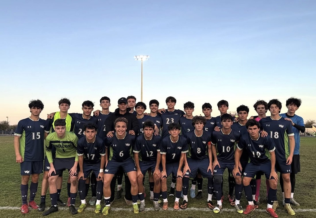 Windermere High boys soccer team won the 2025-26 7A Regional Championship.