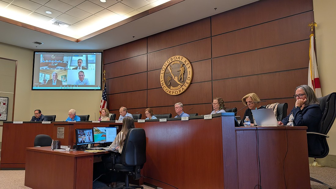 Lobbyists for the town of Longboat Key video called in to update Longboat Key Town Commission on state and federal legislation at a workshop meeting Tuesday, Feb. 17.