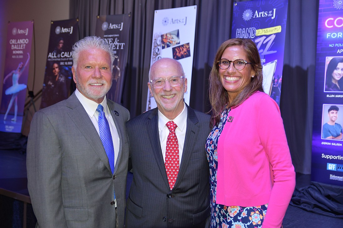 Frank Santos, Andy Pargh and Ofira Bondorowsky were proud to see the support from the community for the Pargh Event Center’s ribbon-cutting celebration.