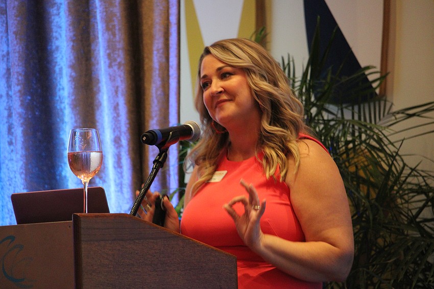 Jessica Ryherd, executive director of Feeding Empty Little Tummies, Inc., explains the organization's mission to ensure students are fed when not in school.