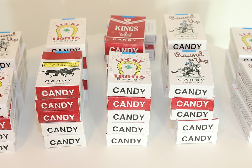 Sarasota Art Museum SAM held its annual Unconventional Evening celebrating proms through the eras and candy cigarettes lit up the swag.