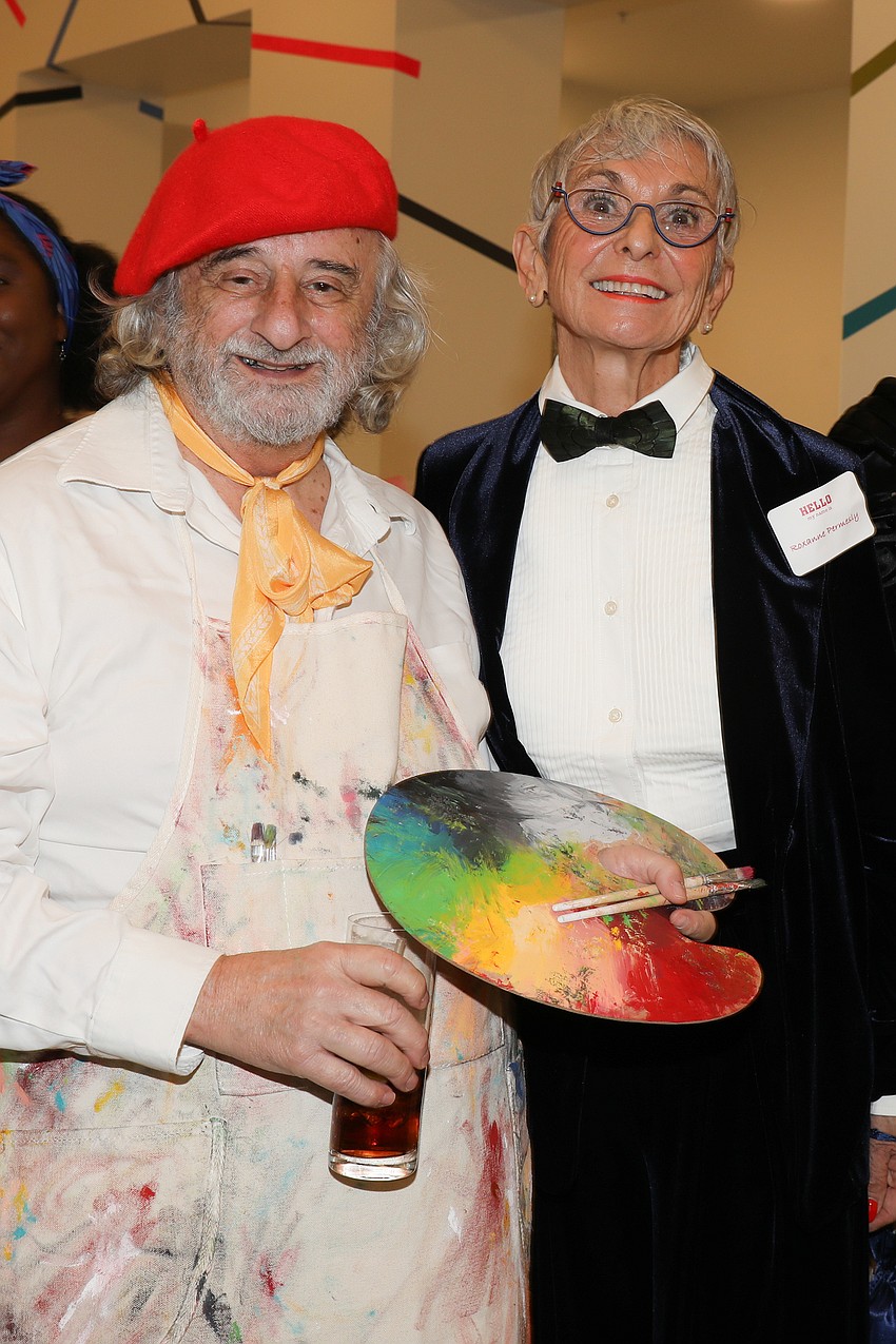 The art and the tux: Carl Mario Nudi and Roxanne Permesly