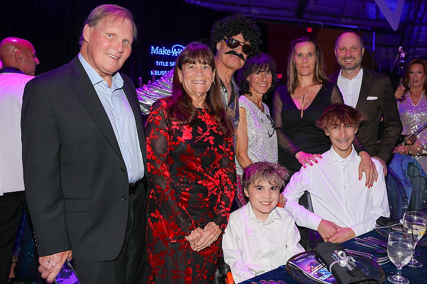 Fifth grader Keegan Hipsher attends Tatum Ridge Elementary School and is this year's Make-A-Wish recipient. Keegan is photographed with family, friends and he makes a shoutout to his teacher, Mrs. Martin.