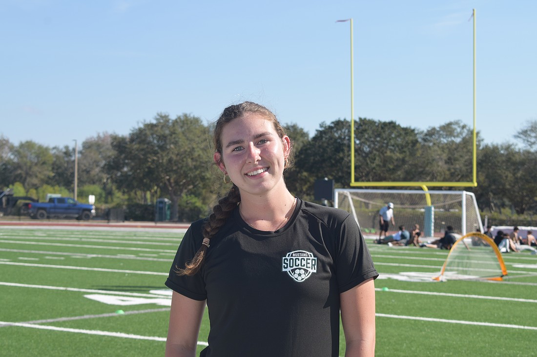 After allowing four goals in regulation, Avary Shirley held her own in penalty kicks, helping the Mustangs become back-to-back regional champions.