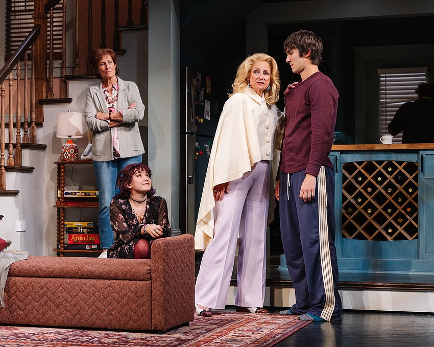 Carla Noack, Ashley Raymond, Sally Wingert and Zach Harris star in Asolo Repertory Theatre's production of 