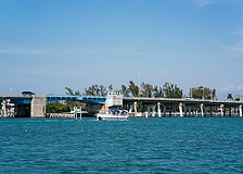 The Cortez Bridge is a drawbridge connecting Cortez to Bradenton Beach and the barrier islands. In its 70th year of service, a replacement bridge will be constructed starting later this year, and is expected to take more than three years to complete.