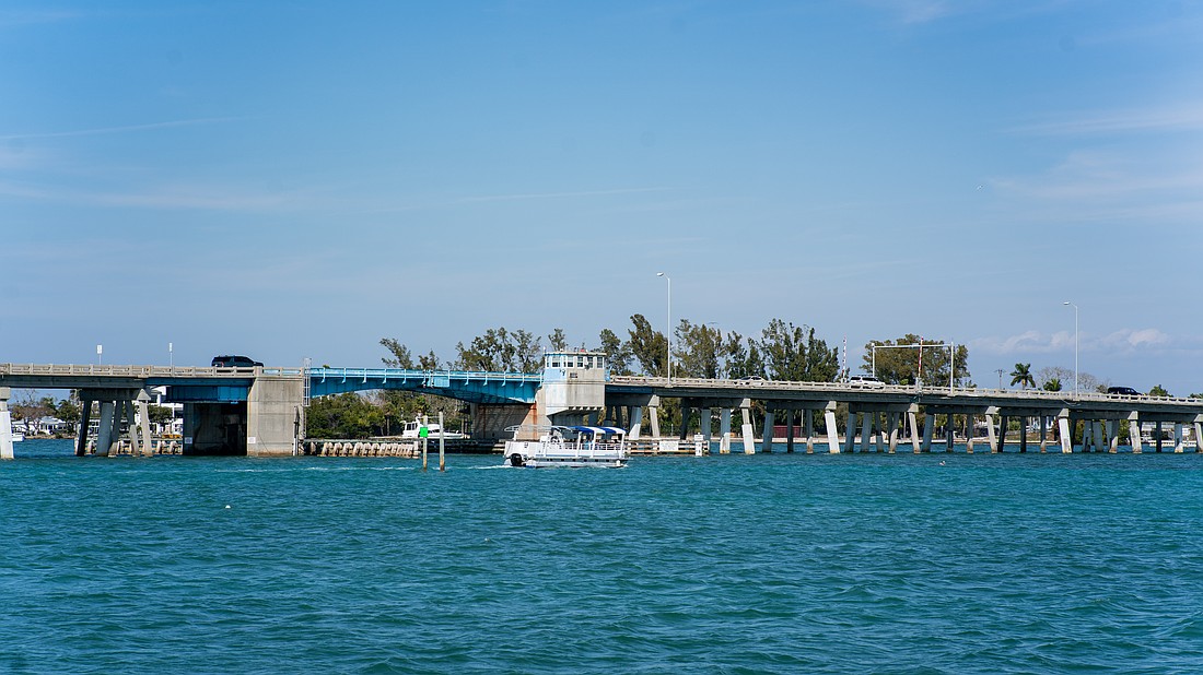 The Cortez Bridge is a drawbridge connecting Cortez to Bradenton Beach and the barrier islands. In its 70th year of service, a replacement bridge will be constructed starting later this year, and is expected to take more than three years to complete.