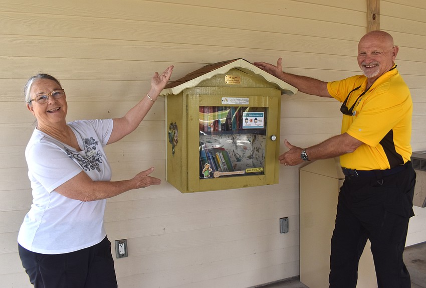 Candy and Faust DeLazzer, both retired educators, are heavily involved in the Little Free Library Club and believe reading is the basis of all learning.
