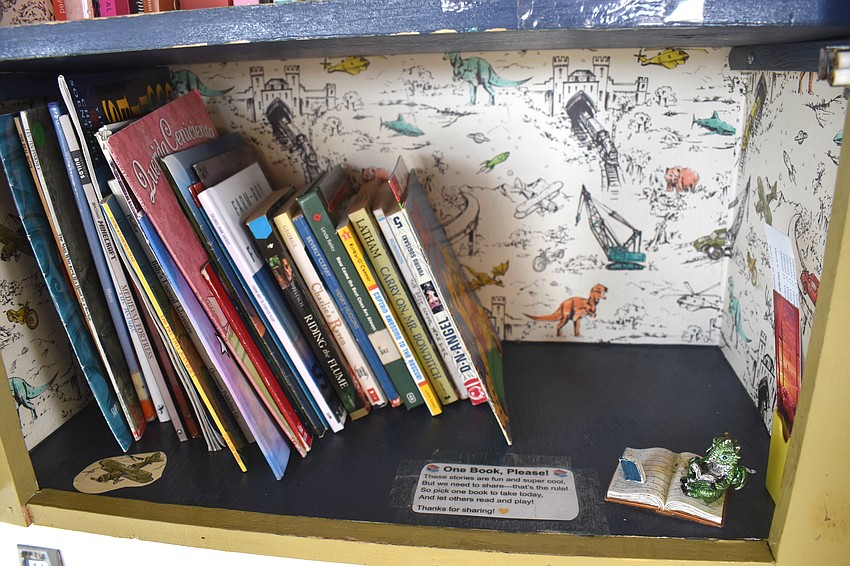 The Little Free Library Club in Lakewood Ranch, made up of 15 members, has built and maintains libraries at Bob Gardner Community Park, Country Club East Park, Greenbook Adventure Park, James L. Patton Park and Waterside Park.