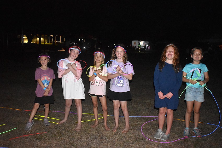 An American Heritage Girls troop attended the Lakewood Ranch Community Campout to earn their camping badges.