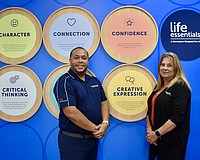 Sanddy Marchena owns Kiddie Academy of Lakewood Ranch with his wife Melodie Marchena (not pictured). Michelle Frease is the academy's director.