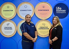 Sanddy Marchena owns Kiddie Academy of Lakewood Ranch with his wife Melodie Marchena (not pictured). Michelle Frease is the academy's director.