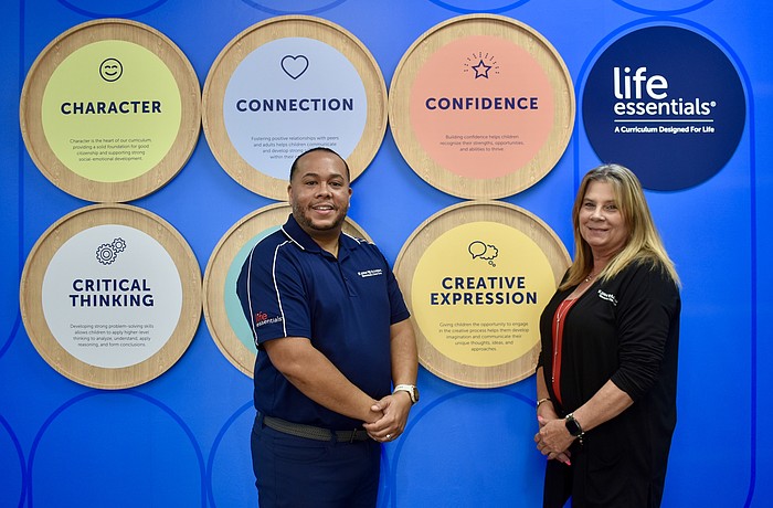 Sanddy Marchena owns Kiddie Academy of Lakewood Ranch with his wife Melodie Marchena (not pictured). Michelle Frease is the academy's director.