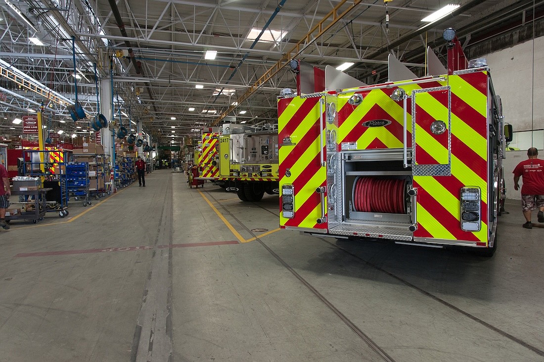 Pierce Manufacturing, which makes fire apparatus, is investing in space and infrastructure in Bradenton to meet growing demand for its products.