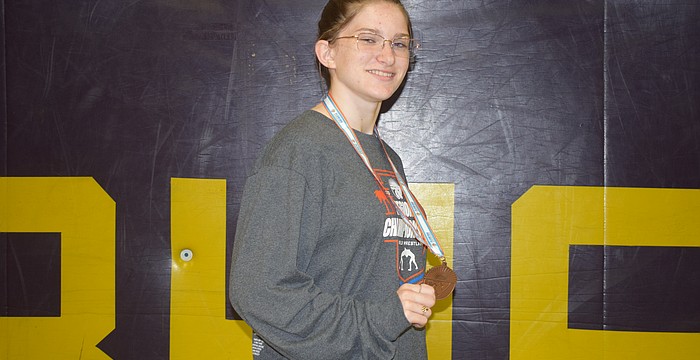 Caitlynn Beausoleil is headed to the FHSAA Class 1A girls wrestling state championship March 5-7 to complete her junior season.