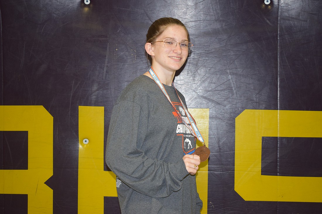 Caitlynn Beausoleil is headed to the FHSAA Class 1A girls wrestling state championship March 5-7 to complete her junior season.