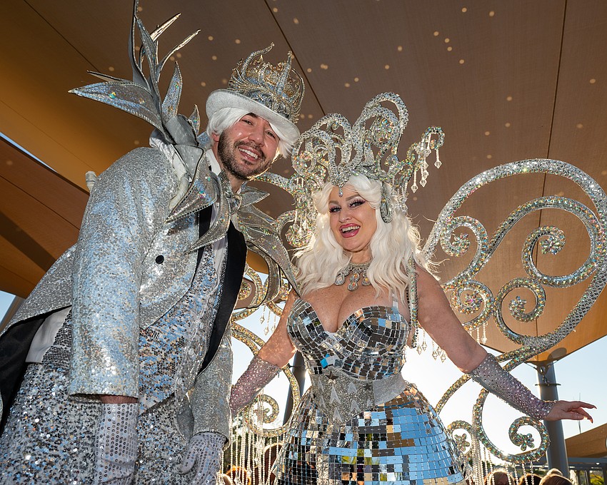 Performers Jordan Pager and Lynn Sky