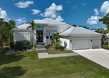 The home at 5058 Windward Ave. was built in 2020 and has three bedrooms, three baths, a pool and 3,529 square feet of living area.