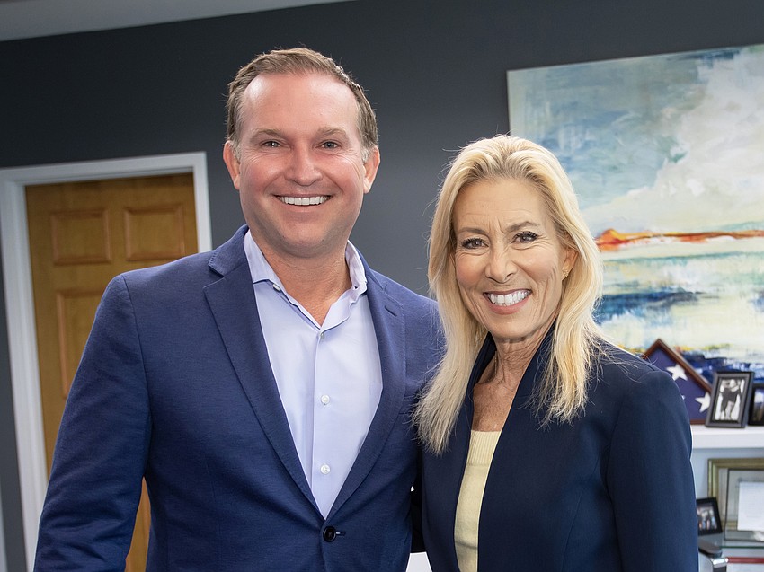 Lenny Curry and Donna Deegan in 2023 after Deegan was elected to succeed Curry as mayor. Lenny Curry and Donna Deegan in 2023 after Deegan was elected to succeed Curry as mayor.