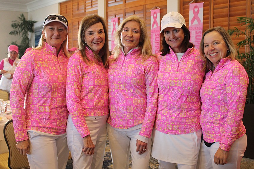 Susie Randall, Beth Stewart, Christine Parseghian, Nancy McNamara and Jill Reiter.