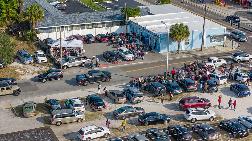 One of the main concerns with the current set up at Stillpoint Mission is there is not a parking lot big enough to serve clients. That leads to using the vacant lot across the street and having to cross a busy road with hands full.