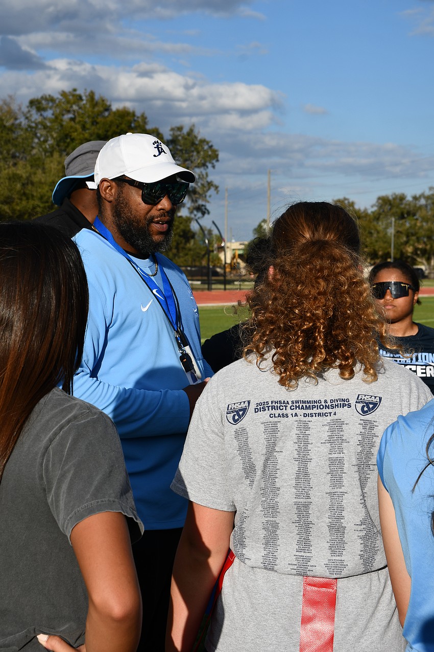 Head coach Daniel “DJ” White is finding his footing in a new form of football.