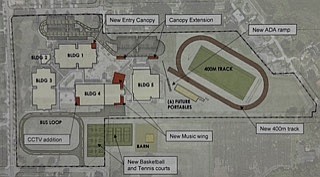 The proposed changes at Ocoee Middle School include renovating all the buildings and common spaces and adding a new track.