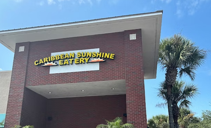 Caribbean Sunshine Eatery’s outdoor patio catches fire