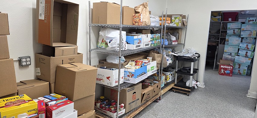 Donations come and go quickly and it is hard for Stillpoint Mission volunteers to figure out where things can go due to limited space in the building.