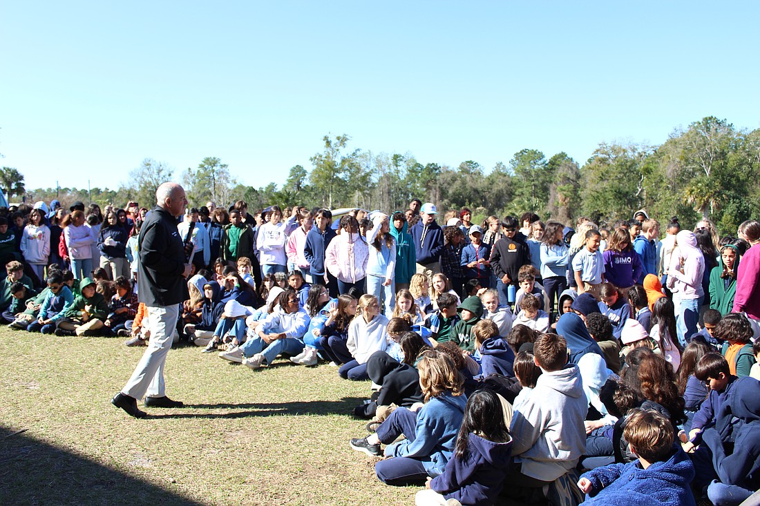 Ocoee Mayor Rusty Johnson visited Innovation Montessori Ocoee to celebrate Montessori Education Week.