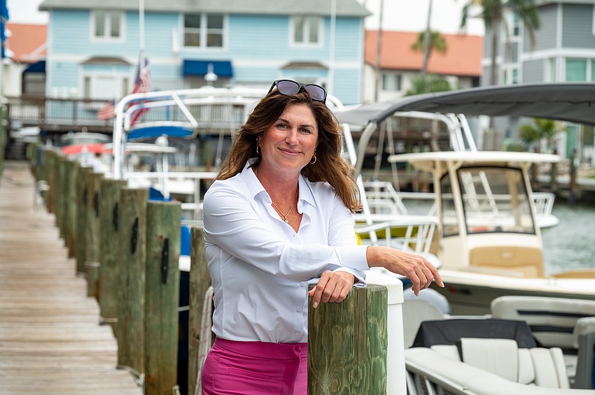 Waves Boat & Social Club President Carissa Dressel has 12 boats based off Stickney Point Road.