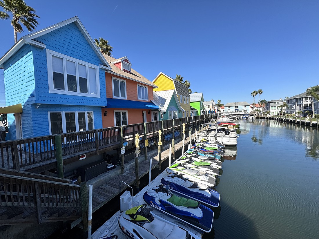 The Stickney Point Road property contains commercial condominiums, 700 feet of bay frontage and 390 feet of canal/boat basin access.