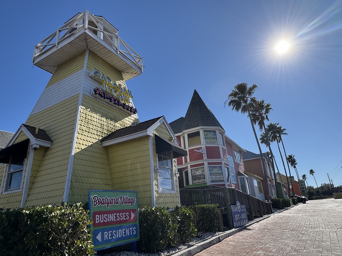 Some or all of the commercial condominiums at the Boatyard on Stickney Point Road will be demolished, according to Sarasota County's plans.