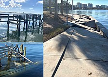 Whitaker Gateway P[ark is among the restoratioj projects paused during the partial federal government shutdown.