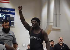 Junior Freedom McDaniel of the 215-pound weight class is one of eight Braden River wrestlers headed to the FHSAA individual state championships. He's also one of three who have won both regional and district crowns this postseason.