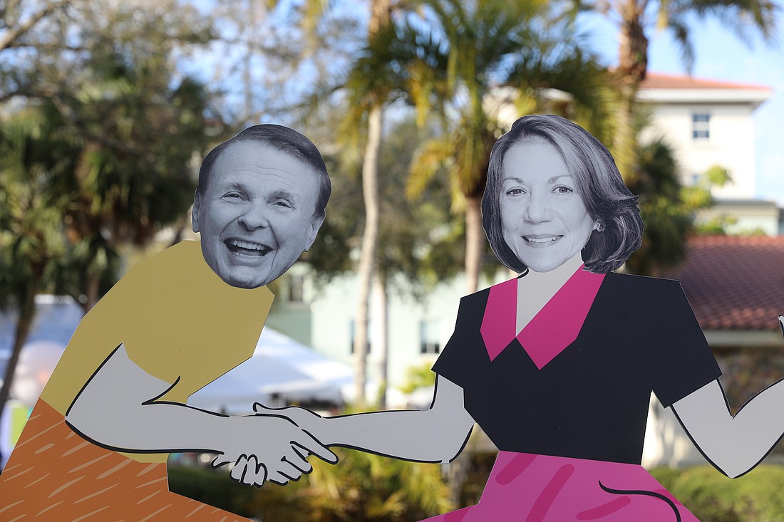 Hosting Avant-Garde for the 27th year are Larry Thompson and his wife, Pat. This year's theme is Dancing Through the Decades and the attire did not disappoint.