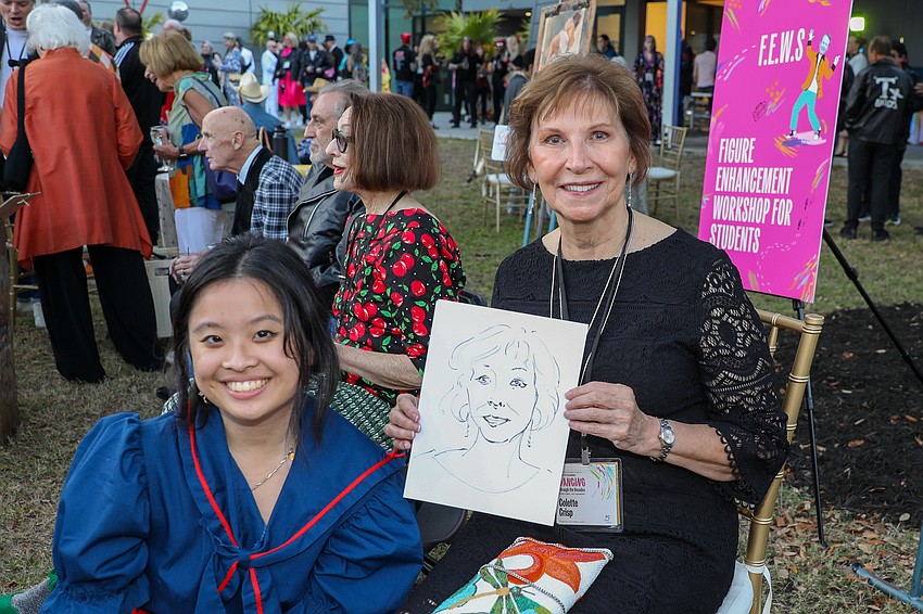 Zihti Yin and Colette Crisp with a fresh portrait.