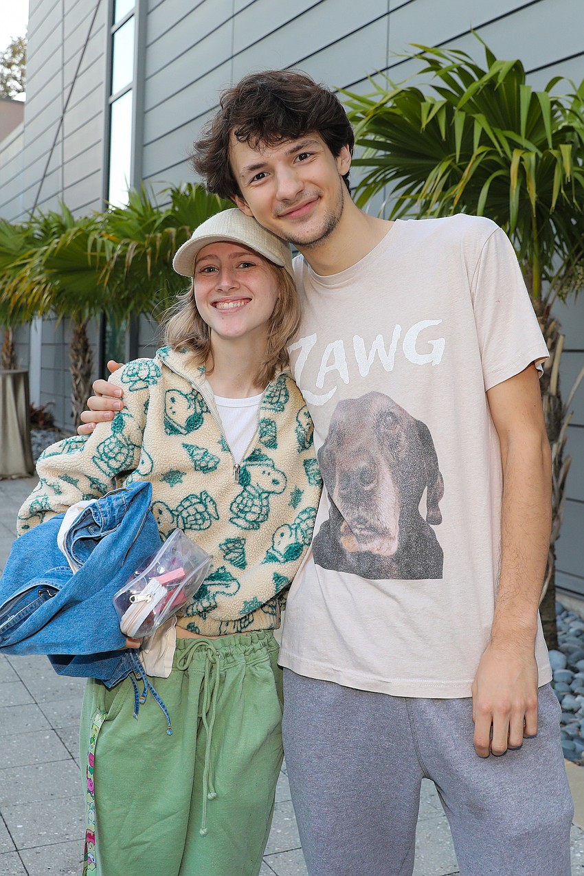 RCAD students Charleigh Wright and Aidan Radvonavsky.