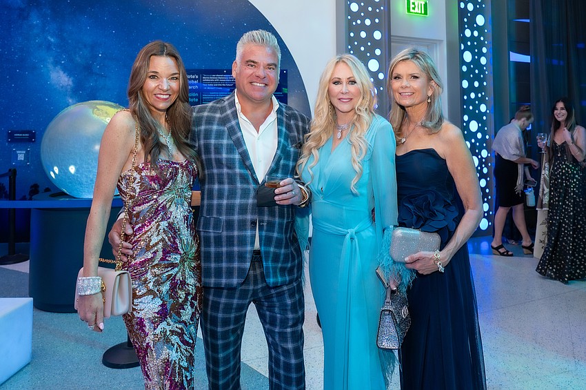 Amy and John Hoskins with Mary Gratehouse and Susie Pelton