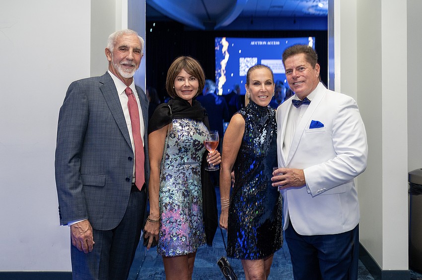 Ward and Miriam Chilton with Sandy Moon and Richard Ferrell