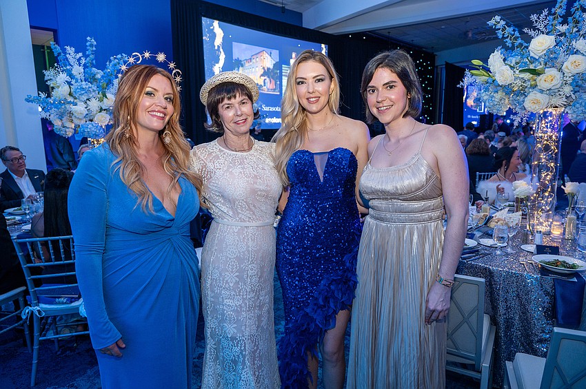 Katie Novack, Janice Bini, Cheyanne Clark and Alexandra Scarborough