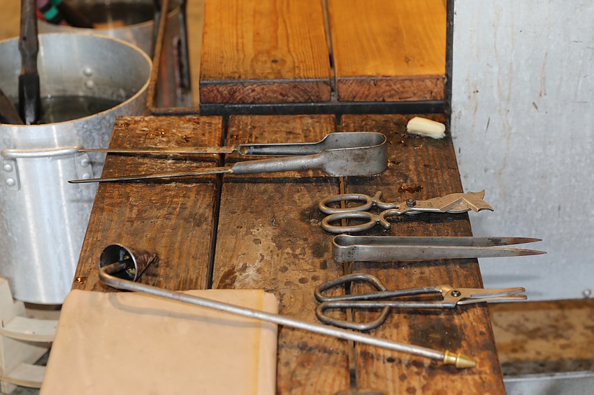After registration guests entered the printmaking studio for a chance to be an artist for the evening.